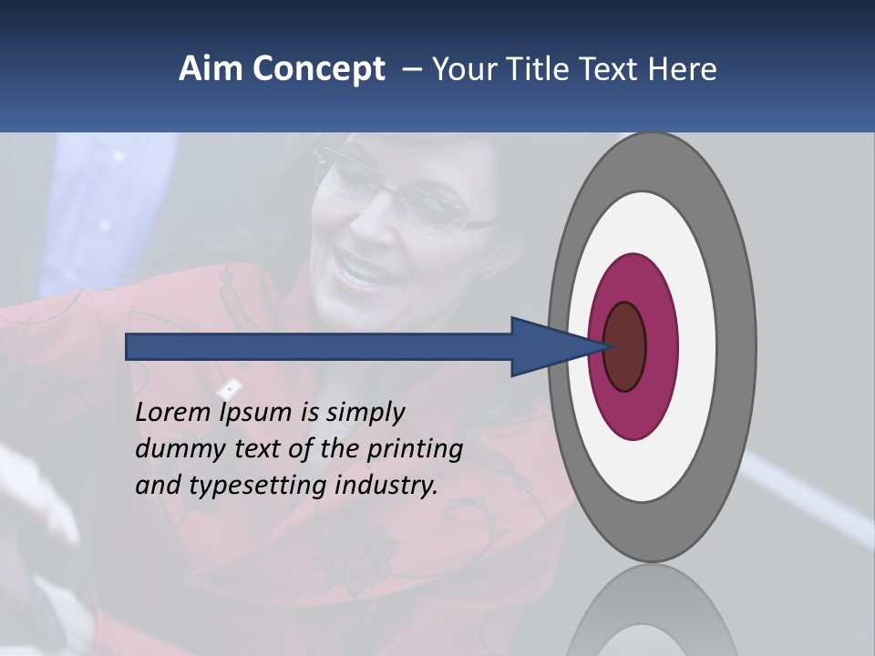 Palin December Books PowerPoint Template