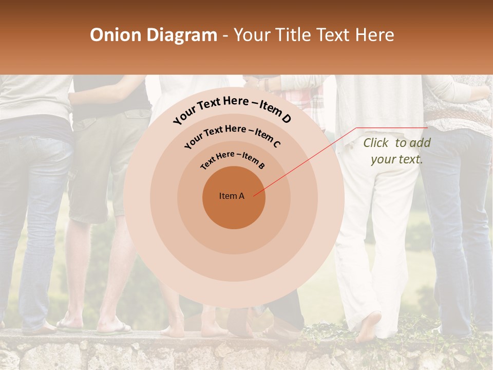 Affection Caucasian Skirt PowerPoint Template