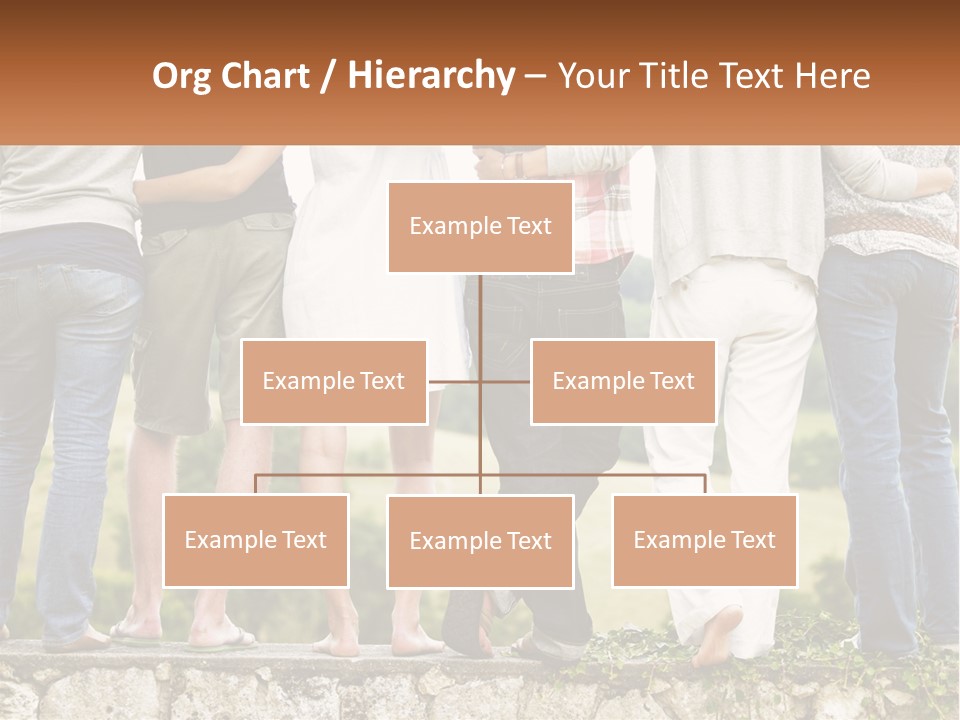 Affection Caucasian Skirt PowerPoint Template