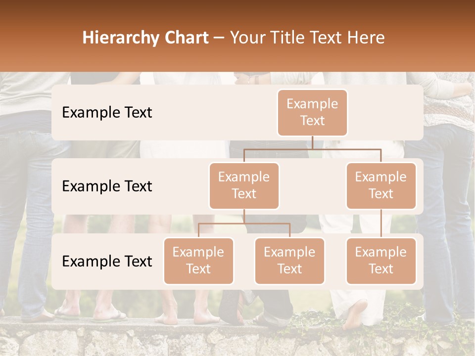 Affection Caucasian Skirt PowerPoint Template