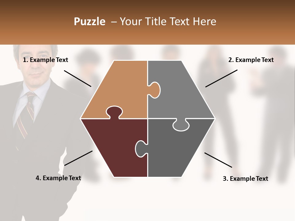 Together Work Face PowerPoint Template