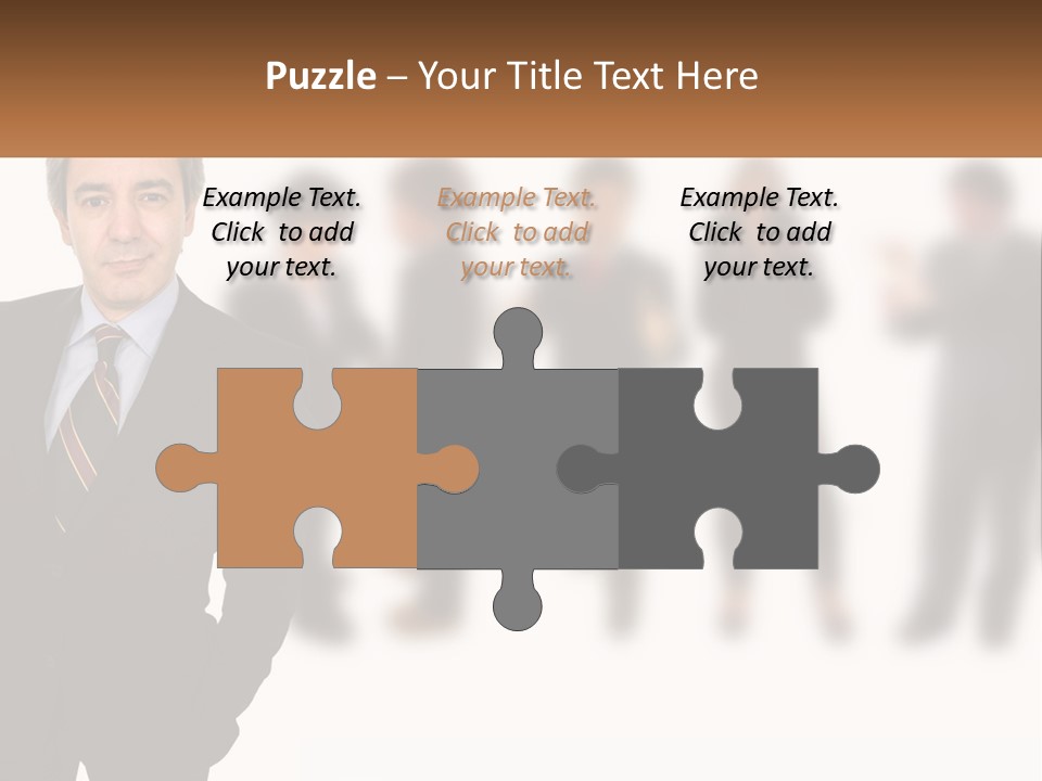 Together Work Face PowerPoint Template