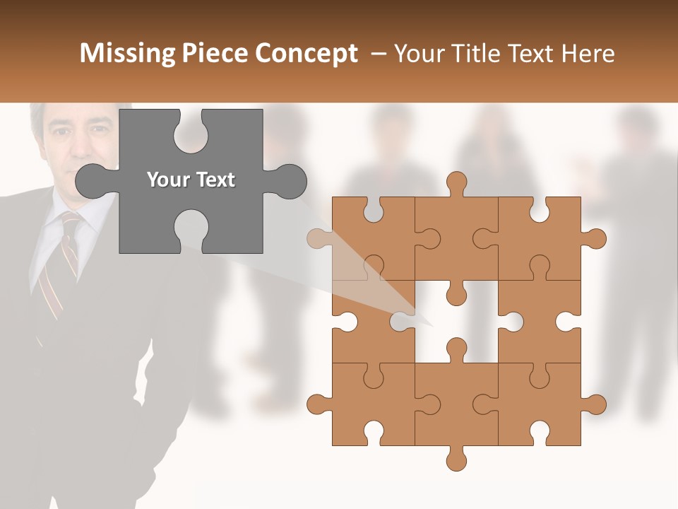 Together Work Face PowerPoint Template