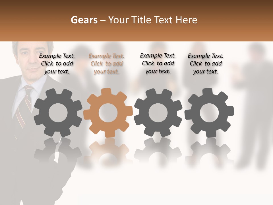 Together Work Face PowerPoint Template