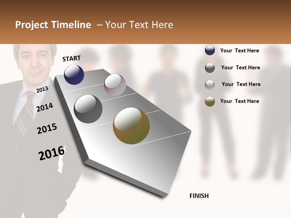 Together Work Face PowerPoint Template