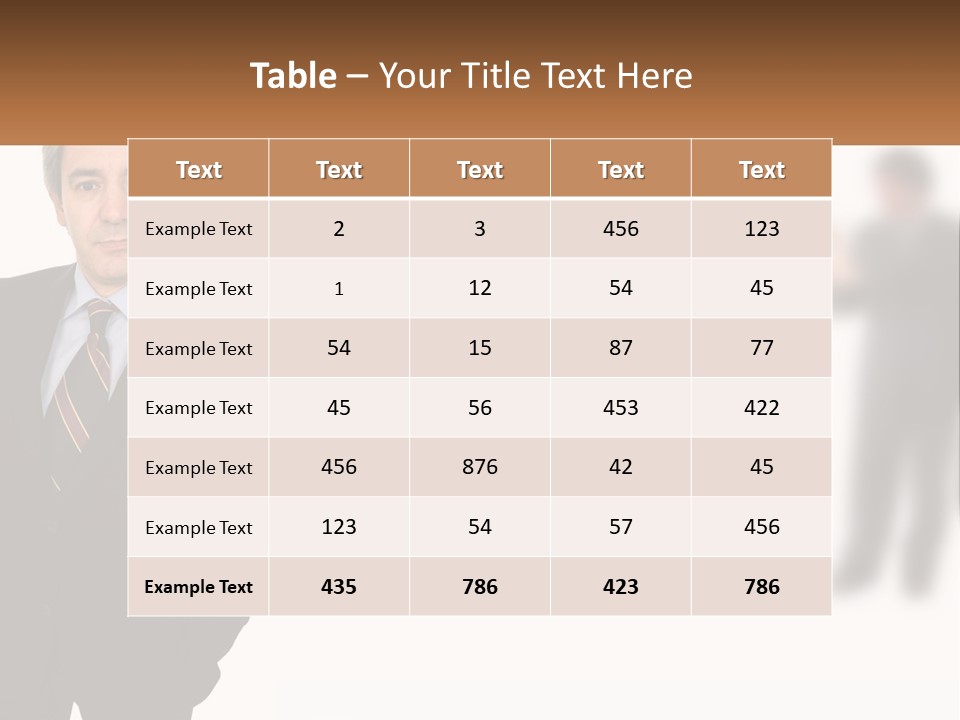 Together Work Face PowerPoint Template