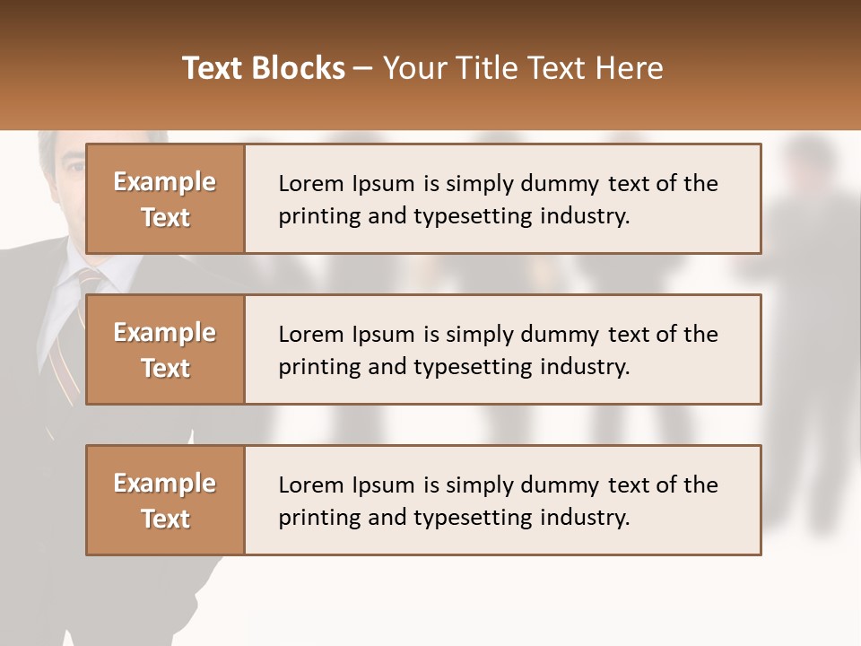 Together Work Face PowerPoint Template