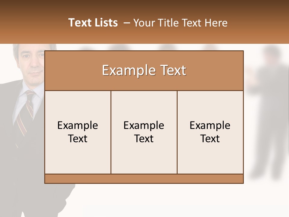 Together Work Face PowerPoint Template