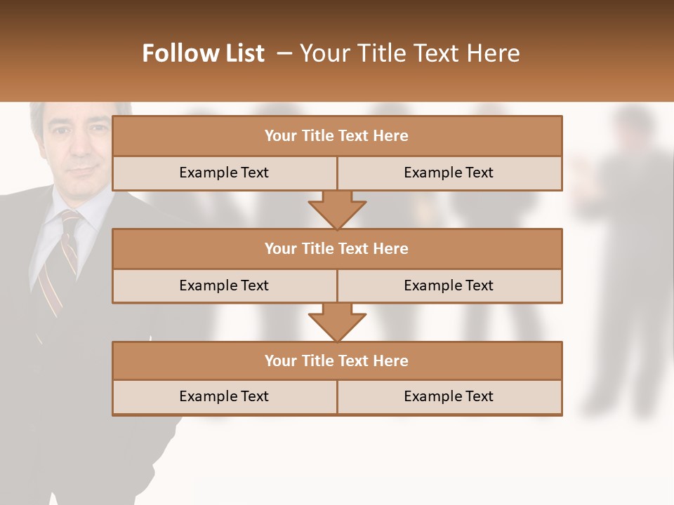 Together Work Face PowerPoint Template