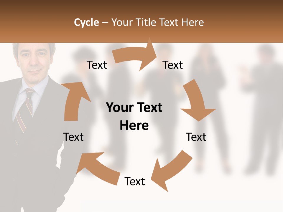 Together Work Face PowerPoint Template