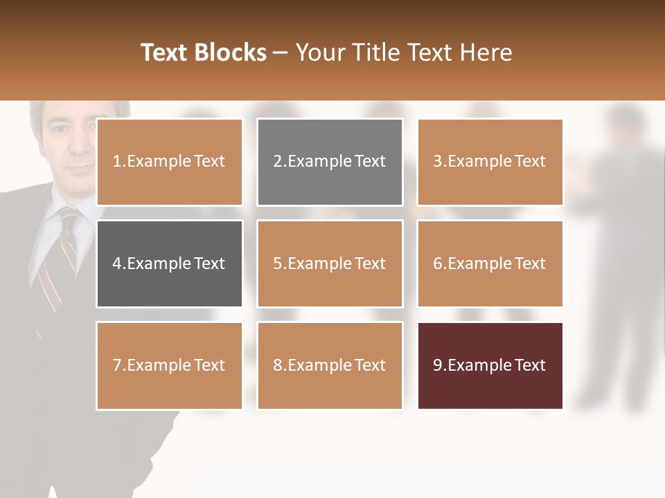 Together Work Face PowerPoint Template