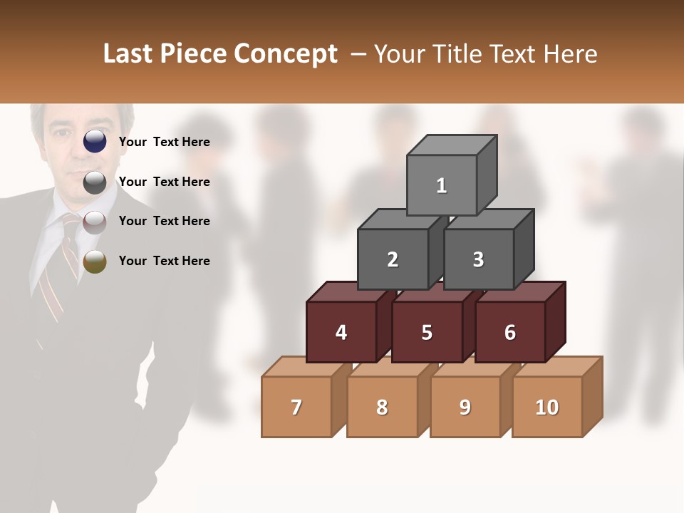 Together Work Face PowerPoint Template