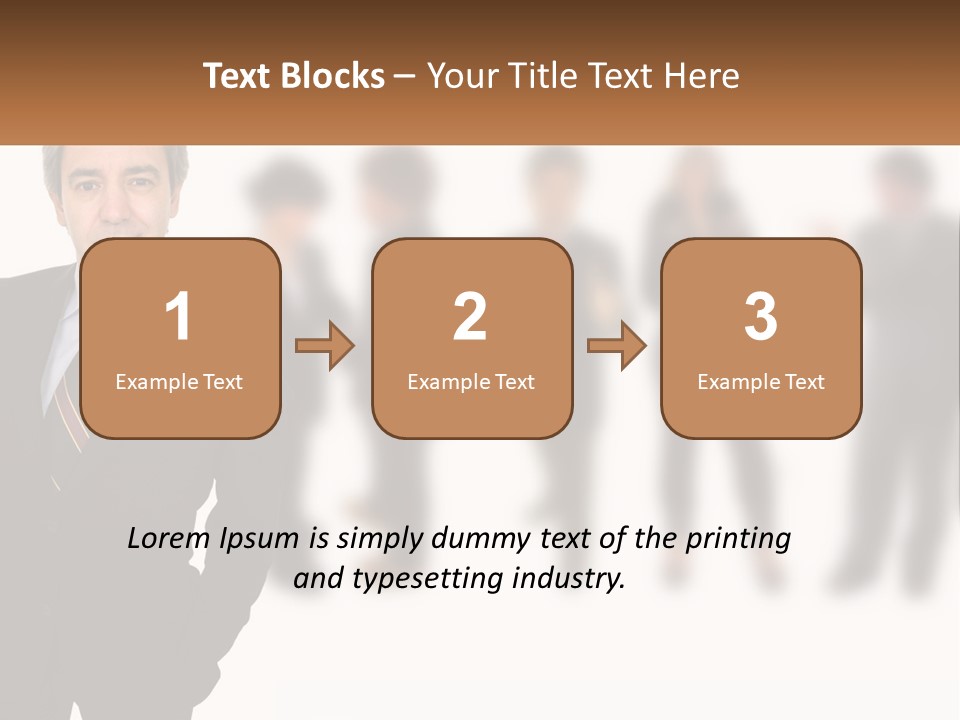 Together Work Face PowerPoint Template