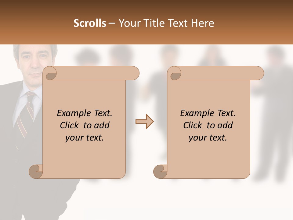 Together Work Face PowerPoint Template