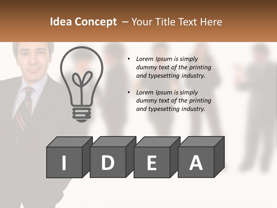 Together Work Face PowerPoint Template