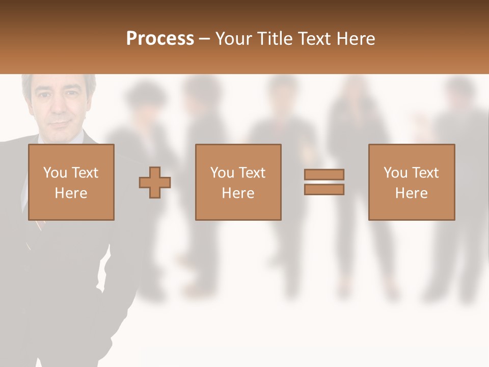 Together Work Face PowerPoint Template