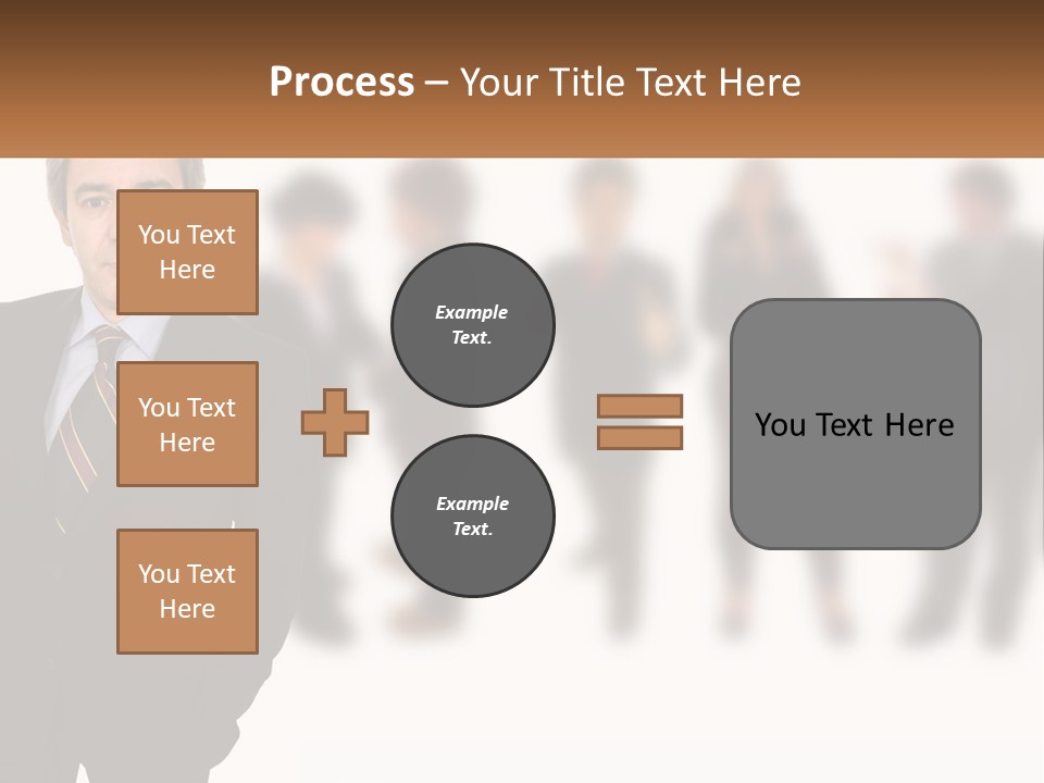 Together Work Face PowerPoint Template