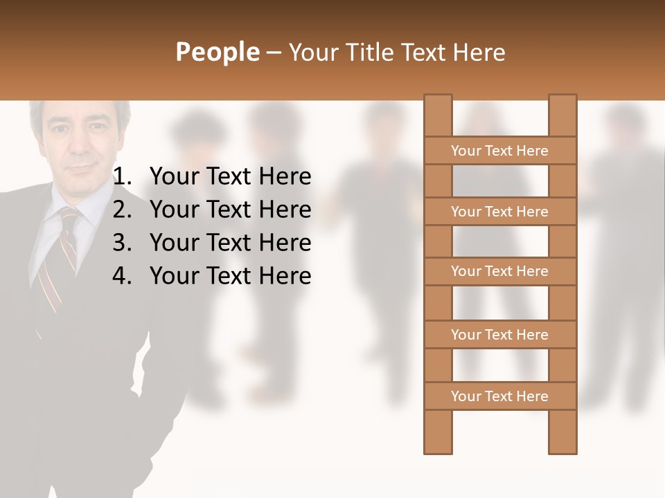 Together Work Face PowerPoint Template