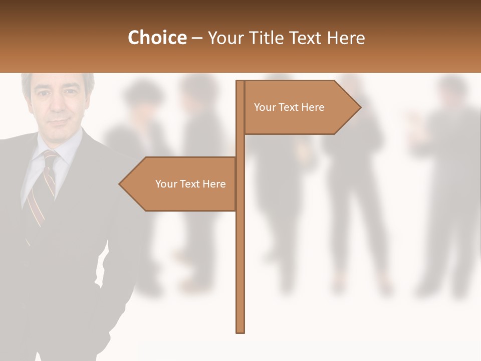 Together Work Face PowerPoint Template