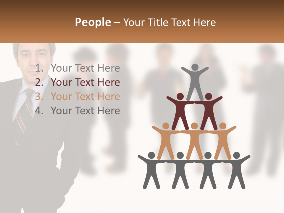 Together Work Face PowerPoint Template