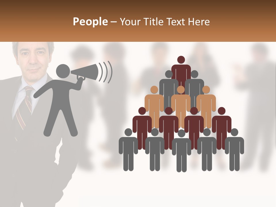 Together Work Face PowerPoint Template