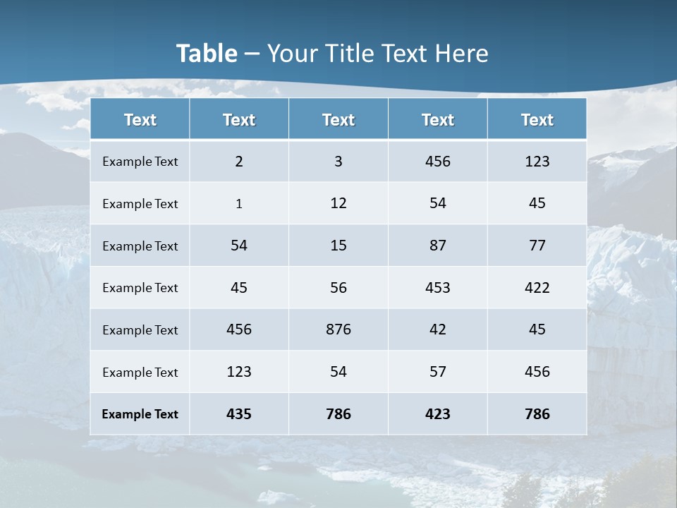 Spectacular Panoramic Warming PowerPoint Template