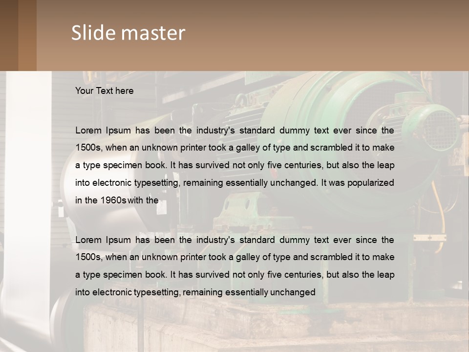 Heavy Nuts Ribs PowerPoint Template