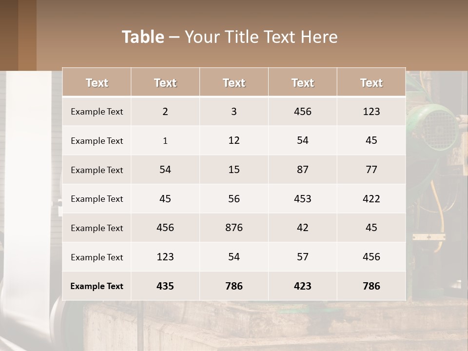 Heavy Nuts Ribs PowerPoint Template