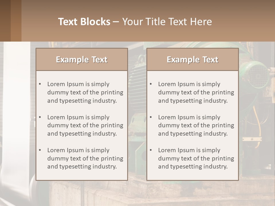 Heavy Nuts Ribs PowerPoint Template