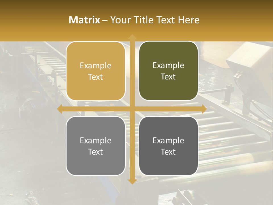 Industry Metal Control PowerPoint Template