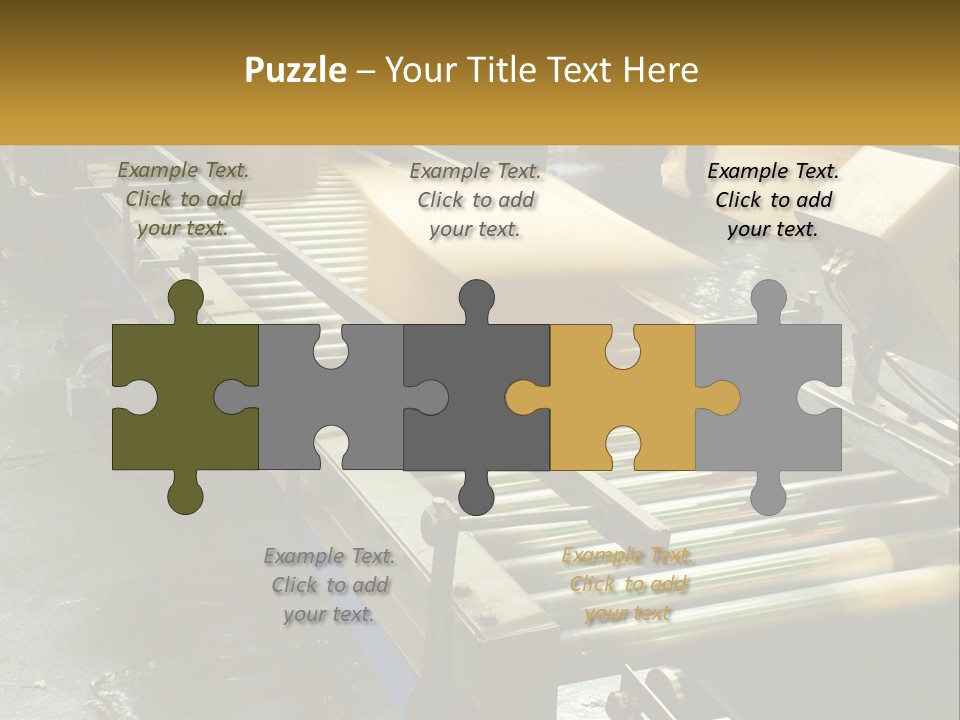 Industry Metal Control PowerPoint Template