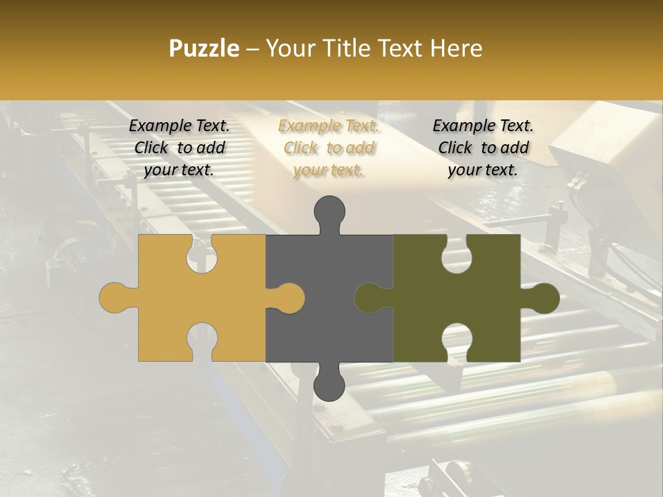 Industry Metal Control PowerPoint Template
