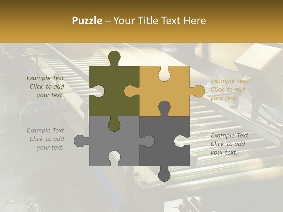 Industry Metal Control PowerPoint Template