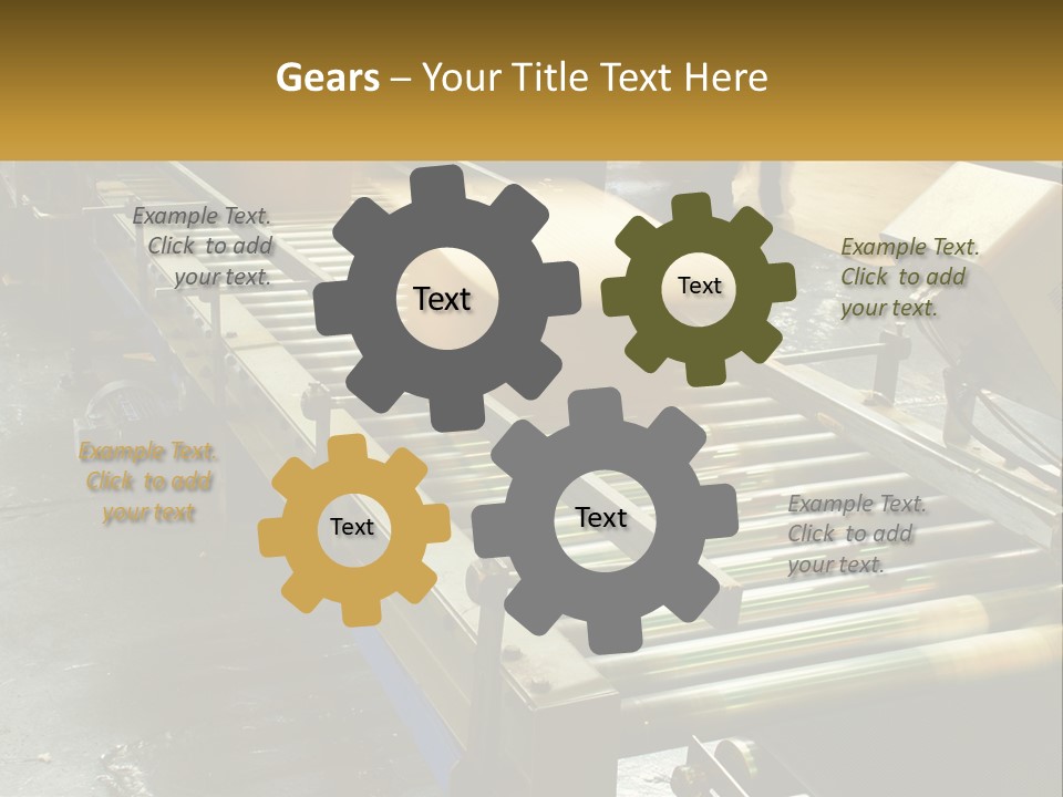 Industry Metal Control PowerPoint Template