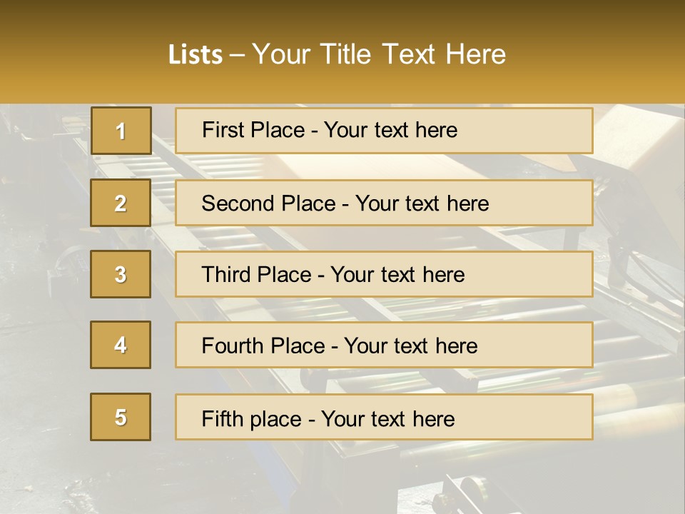 Industry Metal Control PowerPoint Template