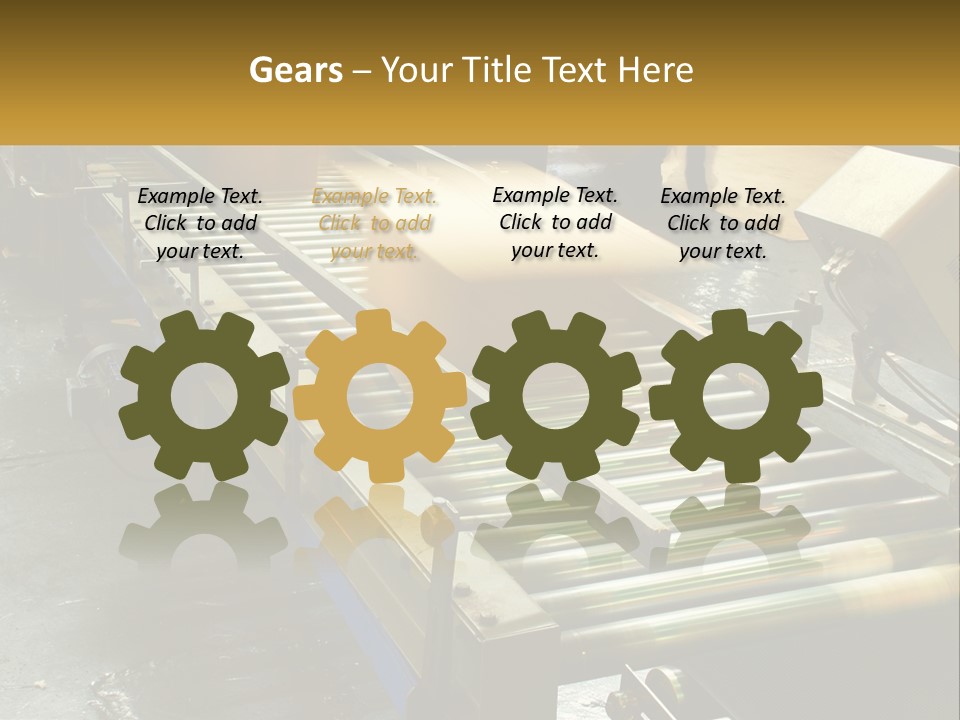 Industry Metal Control PowerPoint Template