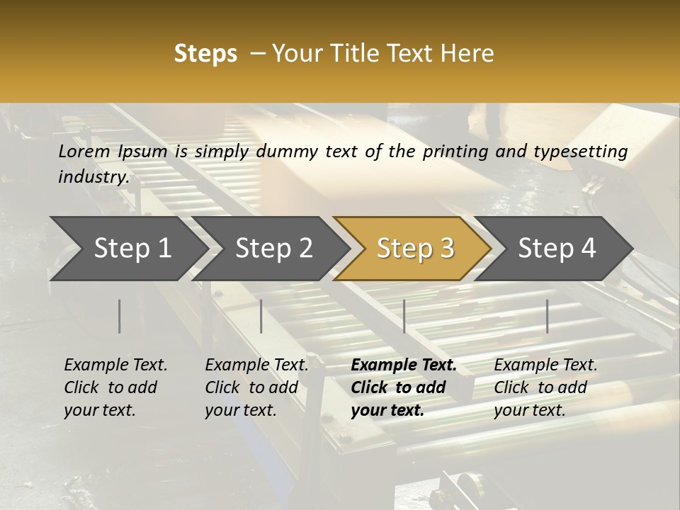 Industry Metal Control PowerPoint Template
