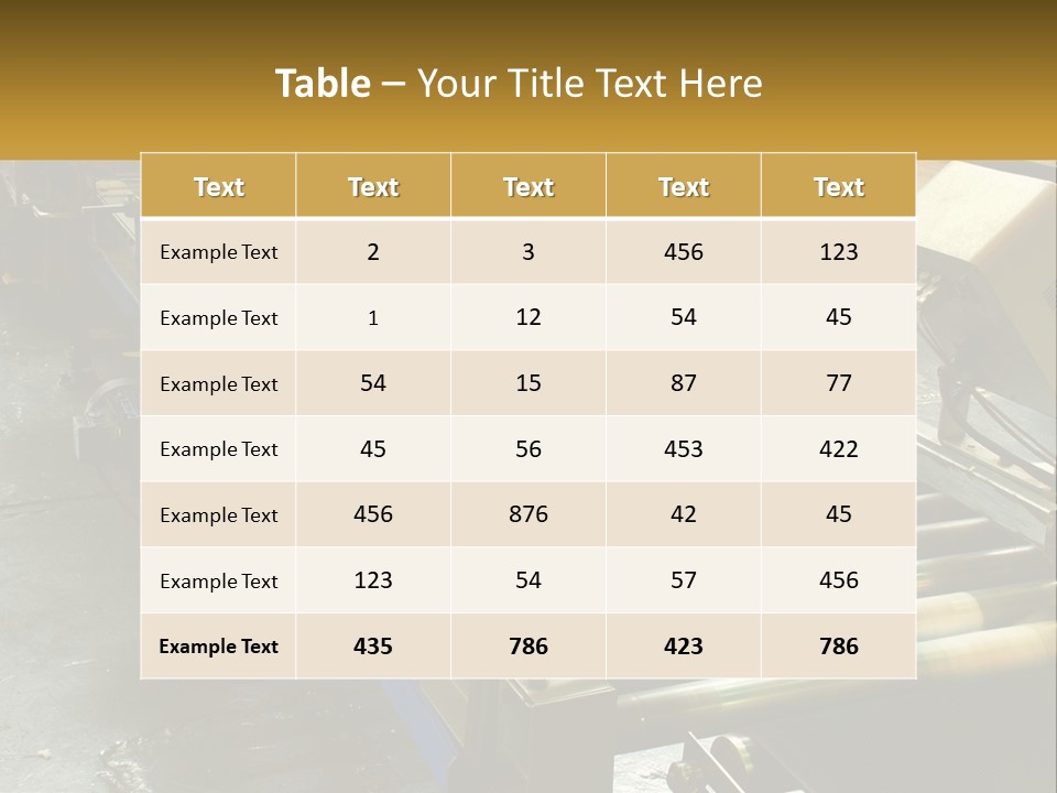 Industry Metal Control PowerPoint Template