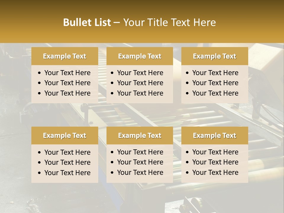 Industry Metal Control PowerPoint Template