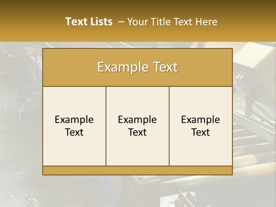 Industry Metal Control PowerPoint Template