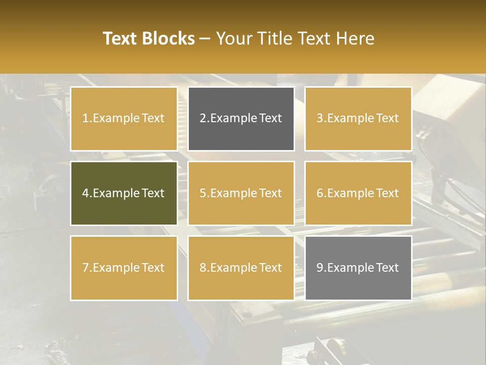 Industry Metal Control PowerPoint Template
