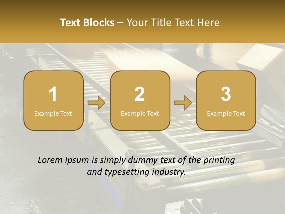 Industry Metal Control PowerPoint Template