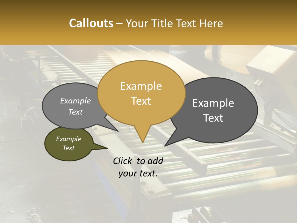 Industry Metal Control PowerPoint Template