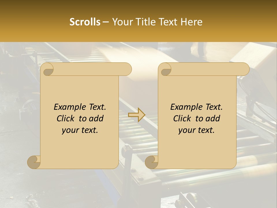 Industry Metal Control PowerPoint Template