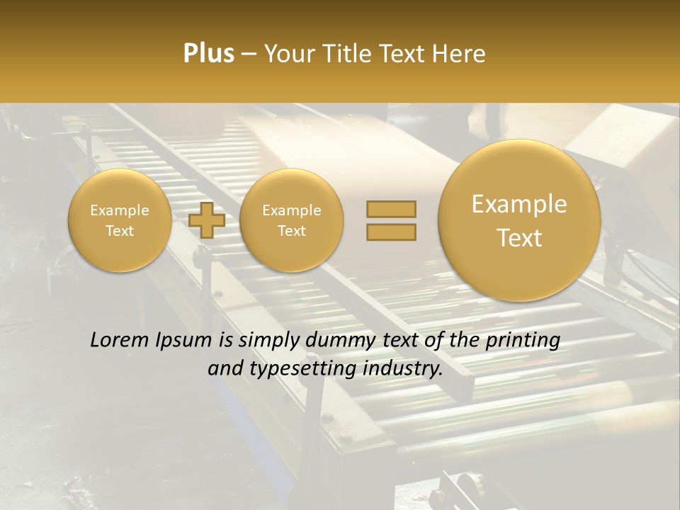 Industry Metal Control PowerPoint Template