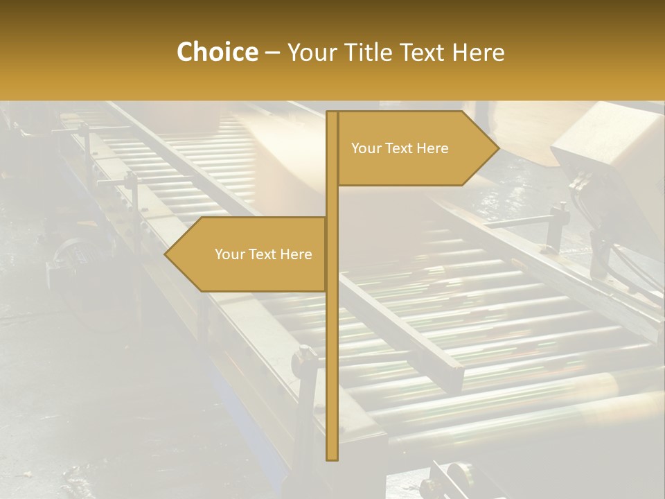 Industry Metal Control PowerPoint Template