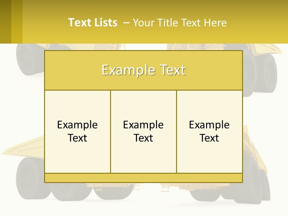 Building Auto Transport PowerPoint Template