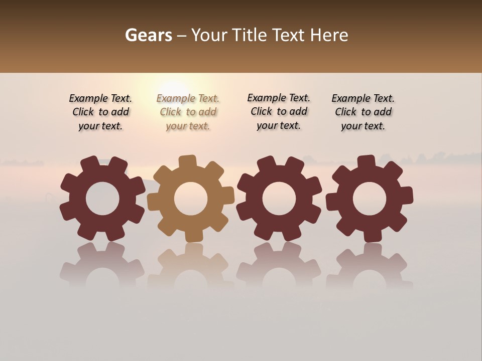 Dawn Daylight Crack PowerPoint Template