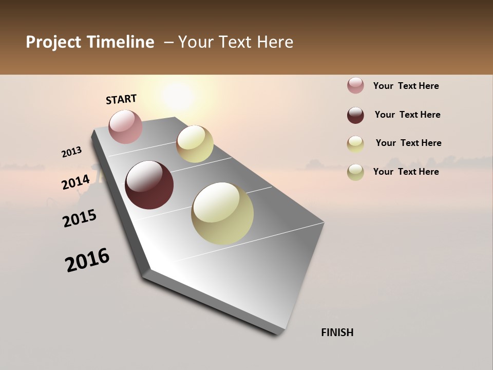 Dawn Daylight Crack PowerPoint Template