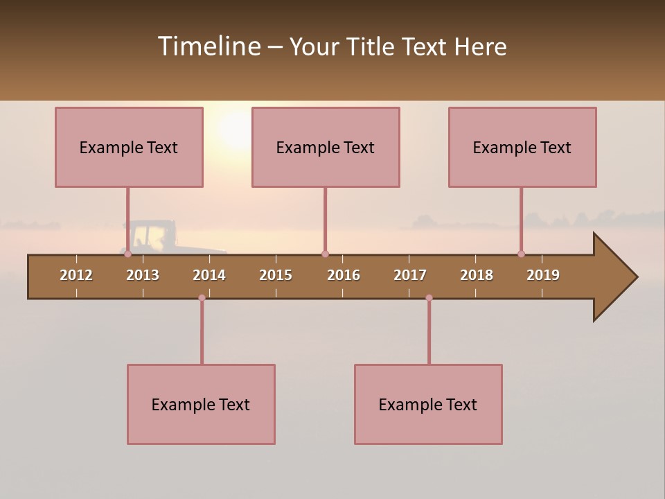 Dawn Daylight Crack PowerPoint Template